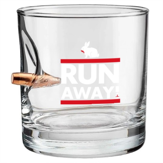 Discover Run Away! Bullet Whiskey Glasses, Monty Python, Spamalot Bullet Whiskey Glasses