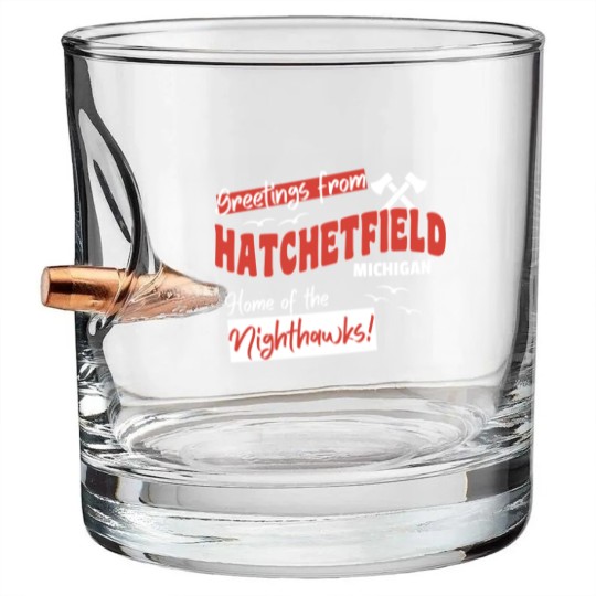 Discover Starkid - Greetings from Hatchetfield Bullet Whiskey Glasses