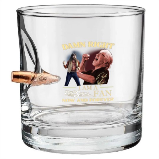 Discover Bob Seger Bullet Whiskey Glasses, Damn Right I Am A Bob Seger Fan Now And Forever Bullet Whiskey Glasses