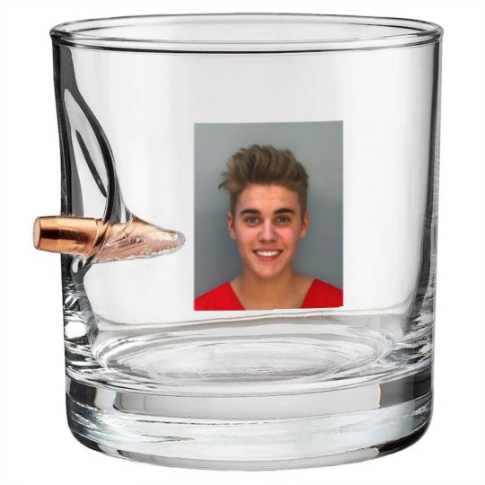 Discover Justin Bieber Mugshot Bullet Whiskey Glasses, Justin Bieber Bullet Whiskey Glasses