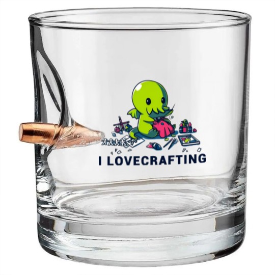 Discover I Lovecrafting Bullet Whiskey Glasses