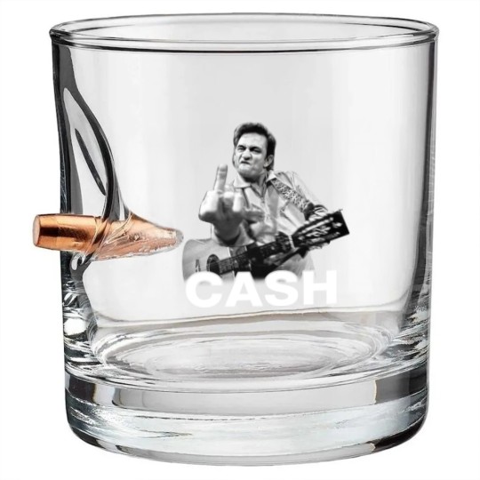 Discover Johnny Cash Unisex Bullet Whiskey Glasses: Finger