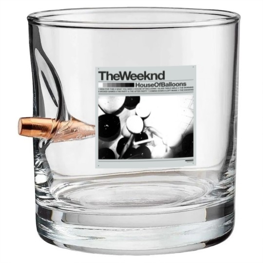 Discover Weeknds - House Of Balloons Bullet Whiskey Glasses