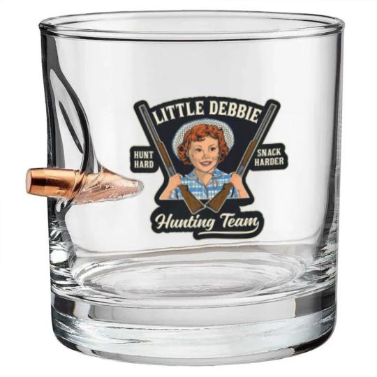 Discover Little Debbie Hunting Team custom Unisex Soft style Bullet Whiskey Glasses