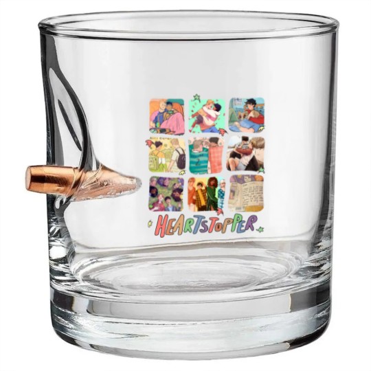Discover Heartstopper Bullet Whiskey Glasses, Nick and Charlie Bullet Whiskey Glasses, Heartstopper Leaves LGBTQ Pride