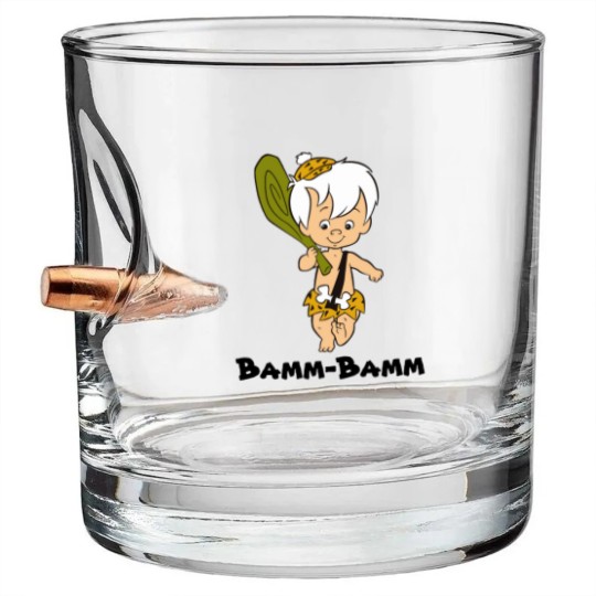 Discover The Flintstones | Bamm-Bamm Rubble Bullet Whiskey Glasses