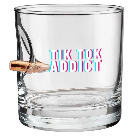 Discover Tik tok addict - Tik Tok - Bullet Whiskey Glasses