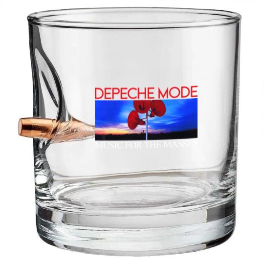 Discover Depeche Mode "Music for the Masses" Bullet Whiskey Glasses
