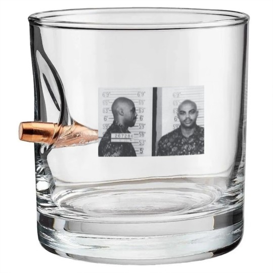 Discover Charles Barkley Mugshot Bullet Whiskey Glasses, Charles Barkley Bullet Whiskey Glasses
