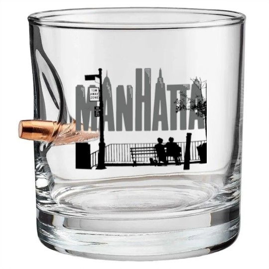 Discover Manhattan - Manhattan - Bullet Whiskey Glasses