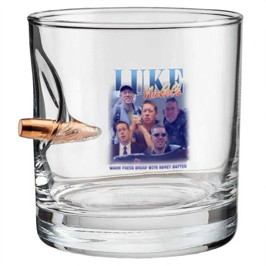 Discover Luke Nichols Vintage Bootleg Bullet Whiskey Glasses, Warm Fresh Bread With Honey Butter Bullet Whiskey Glasses