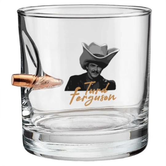 Discover Turd Ferguson Portrait Bullet Whiskey Glasses, Turd Ferguson Bullet Whiskey Glasses