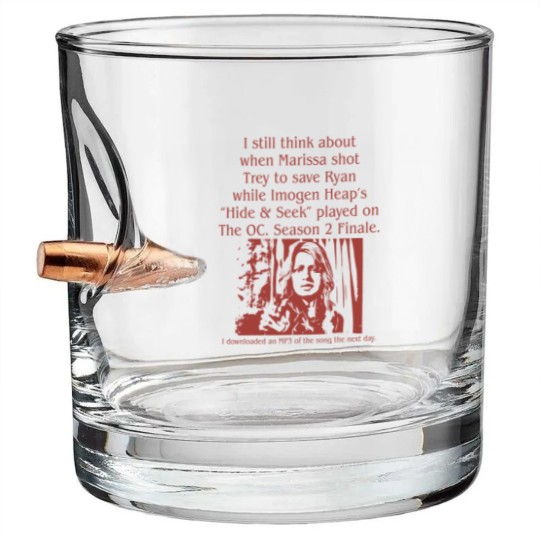 Discover I Still Think About When Marissa Shot Trey on The O.C. Season 2 Finale Bullet Whiskey Glasses