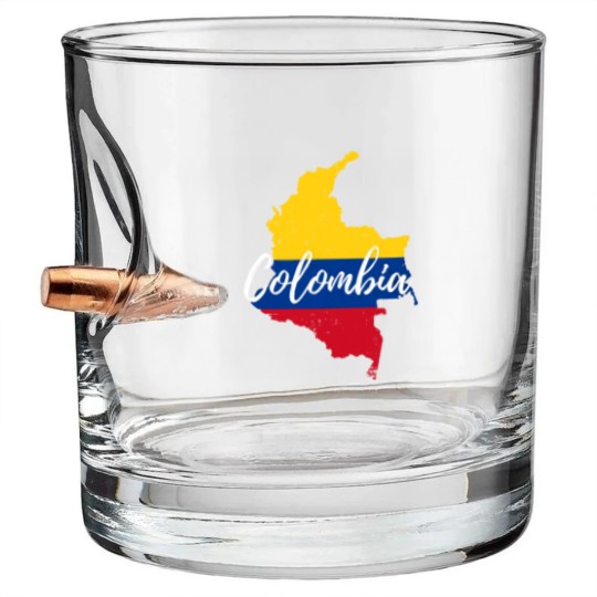 Discover Mapa de Colombia - Map of Colombia - Colombia - Bullet Whiskey Glasses