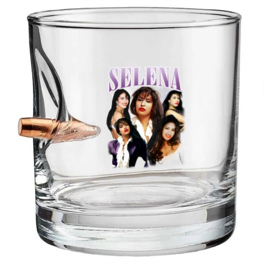 Discover Selena Quintanilla Bullet Whiskey Glasses