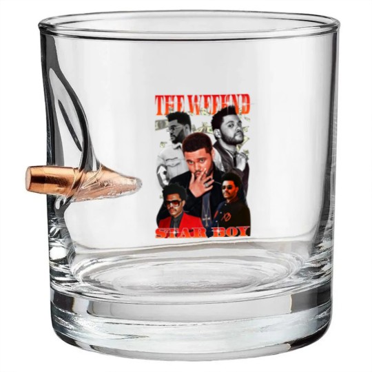 Discover The Weekend Star Boy Bullet Whiskey Glasses Music Bullet Whiskey Glasses