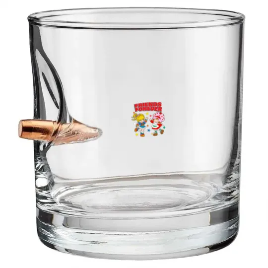 Discover Friends forever - Rainbow Brite - Bullet Whiskey Glasses