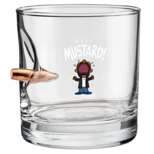 Discover Kendrick Lamar MUSTARD Meme Bullet Whiskey Glasses, Unisex Bullet Whiskey Glasses Bullet Whiskey Glasses for Fans