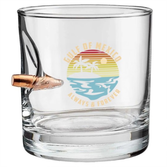 Discover Gulf Of Mexico Always And Forever Bullet Whiskey Glasses