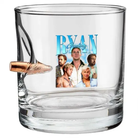 Discover RYAN GOSLING Bullet Whiskey Glasses, Ryan Gosling Bullet Whiskey Glasses, Ryan Gosling Bullet Whiskey Glasses