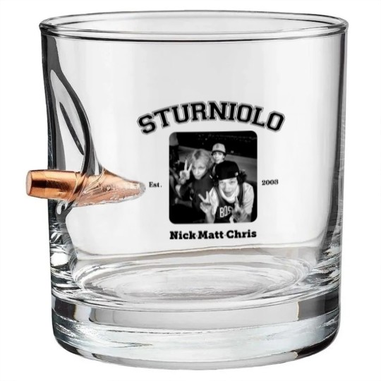 Discover Sturniolo Triplets Bullet Whiskey Glasses, Versus Tour Bullet Whiskey Glasses