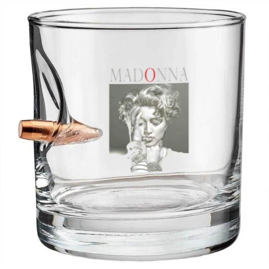 Discover Vintage Madonna Queen of Pop Bullet Whiskey Glasses, Madonna The Celebration Bullet Whiskey Glasses