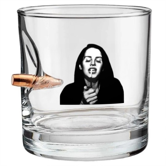 Discover 90s Lana Del Rey Vintage Classic Graphic Bullet Whiskey Glasses