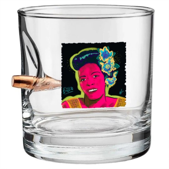 Discover Billie - Billie Holiday - Bullet Whiskey Glasses