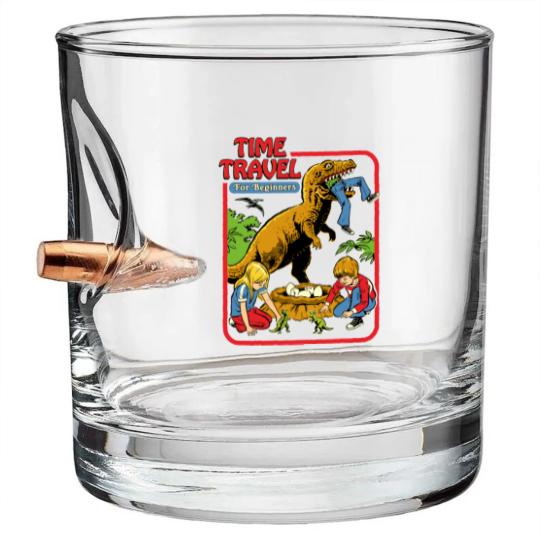 Discover Time Travel For Beginners Bullet Whiskey Glasses