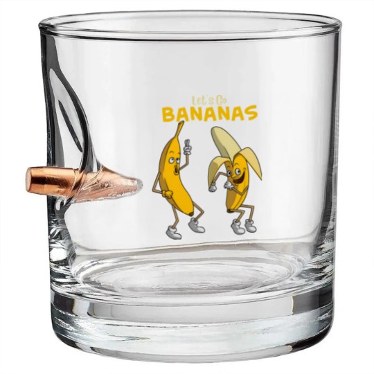Discover Savannah Bananas Baseball Let s Go Bananas Bullet Whiskey Glasses
