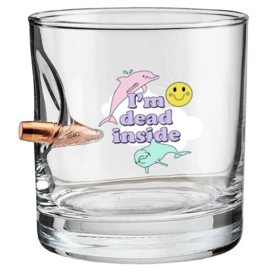 Discover Im Dead Inside Classic - Im Dead Inside Classic - Bullet Whiskey Glasses