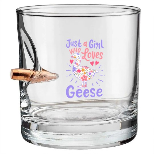 Discover Geese Goose Geese Lover - Geese - Bullet Whiskey Glasses