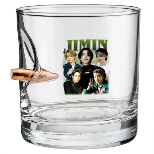 Discover Limited Jimin Korean Pop Bullet Whiskey Glasses Vintage Unisex Bullet Whiskey Glasses