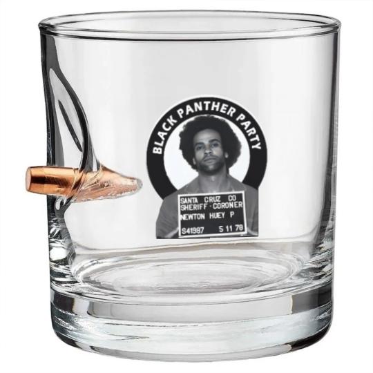Discover Huey Newton Bullet Whiskey Glasses, bl panther porty Bullet Whiskey Glasses