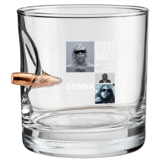 Discover Gunna Rap Bullet Whiskey Glasses
