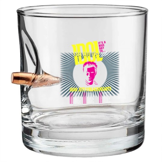 Discover Billy Idol It s a Nice Day to Tour Again Tour 2025 All Size Bullet Whiskey Glasses