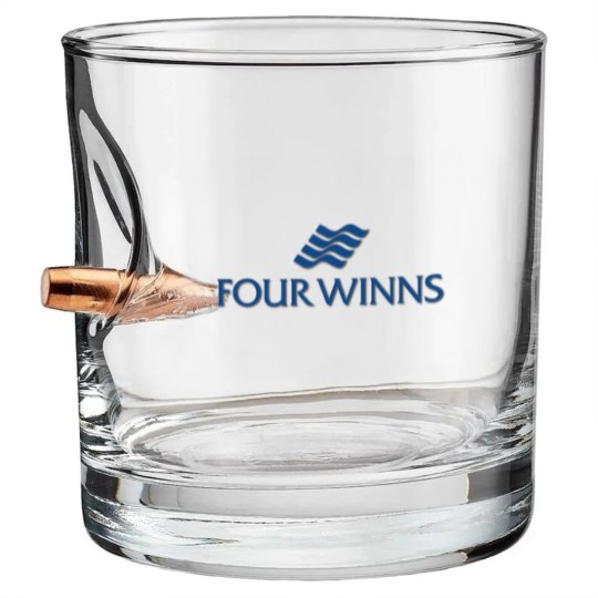 Discover FOUR WINNS BOAT MOTOR MERCH Bullet Whiskey Glasses