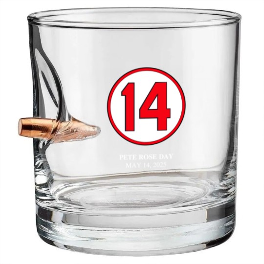 Discover 2025 - Pete Rose Day Bullet Whiskey Glasses