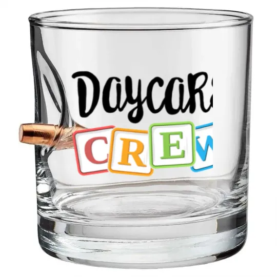 Discover Daycare Crew Childcare Team Squad Provider After Bullet Whiskey Glasses