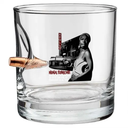 Discover Nina Simone, Gorgeous Apollo Theater Bullet Whiskey Glasses