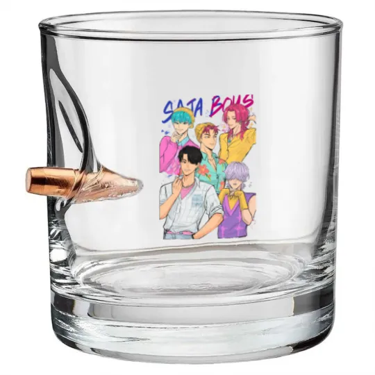 Discover Saja Boy Unisex 2025 Multicolor Bullet Whiskey Glasses