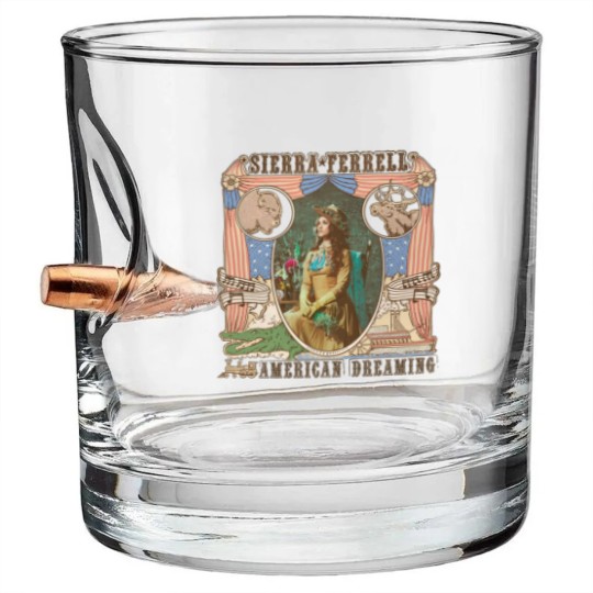 Discover Sierra Ferrell Gift For Fans White Bullet Whiskey Glasses