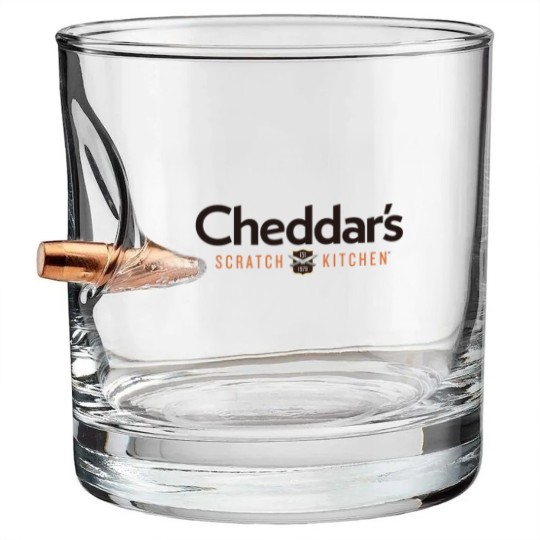 Discover Cheddar's Scratch Kitchen Onesies Bullet Whiskey Glasses