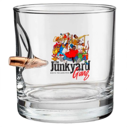 Discover The Junkyard Gang - Fat Albert - Bullet Whiskey Glasses