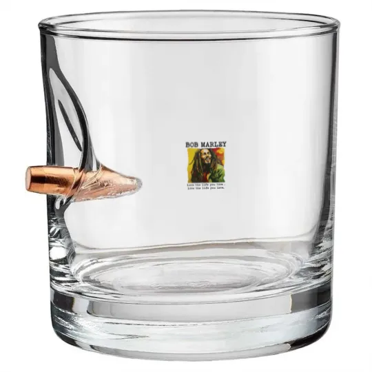 Discover Every Little Thing Gonna Be Alright Bob Marley Bullet Whiskey Glasses