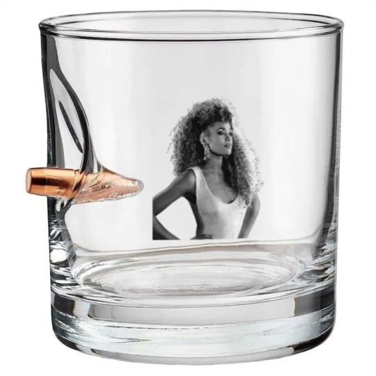 Discover Whitney Houston Bullet Whiskey Glasses