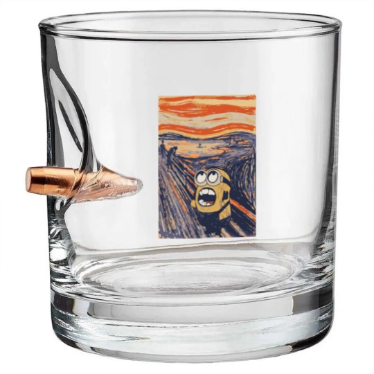 Discover the screaming minion edvard munch - Minions Parody - Bullet Whiskey Glasses