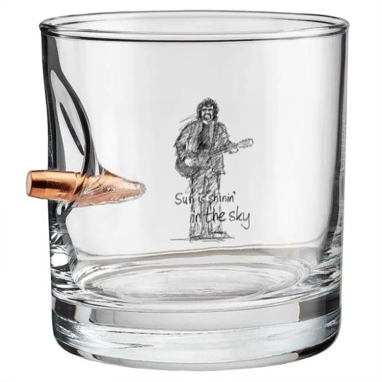 Discover Jeff Lynne - ELO - Rock T - Bullet Whiskey Glasses - Men's Bullet Whiskey Glasses