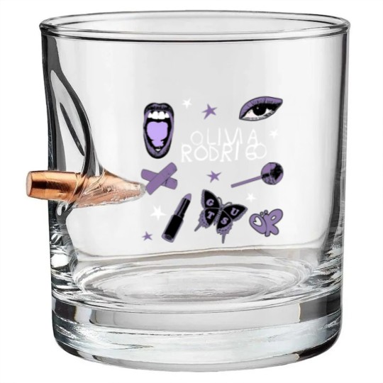 Discover Olivia Rodrigo Guts Print  ColorShirt, Olivia Rodrigo Bullet Whiskey Glasses,Guts 2024 Bullet Whiskey Glasses