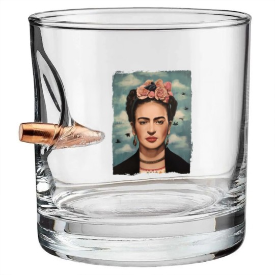Discover frida khalo Bullet Whiskey Glasses